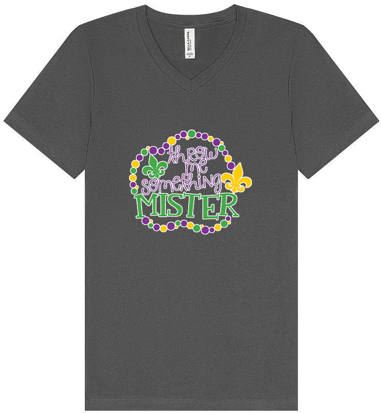 Throw Me Something Mister Unisex V-Neck Shirt