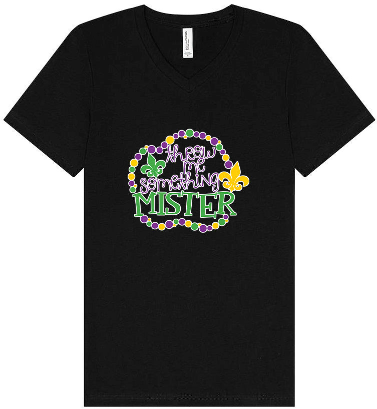 Throw Me Something Mister Unisex V-Neck Shirt