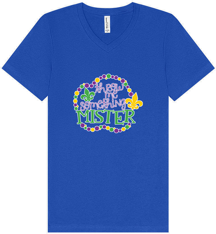 Throw Me Something Mister Unisex V-Neck Shirt