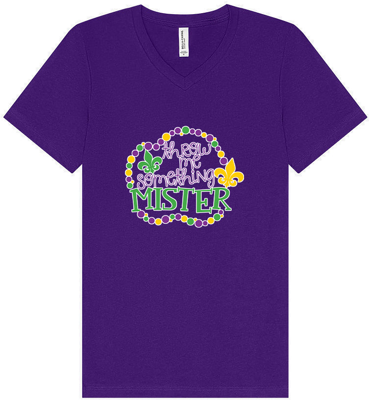 Throw Me Something Mister Unisex V-Neck Shirt