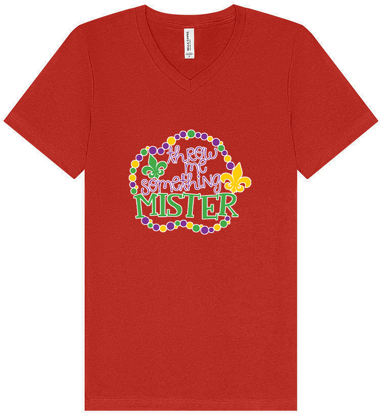 Throw Me Something Mister Unisex V-Neck Shirt