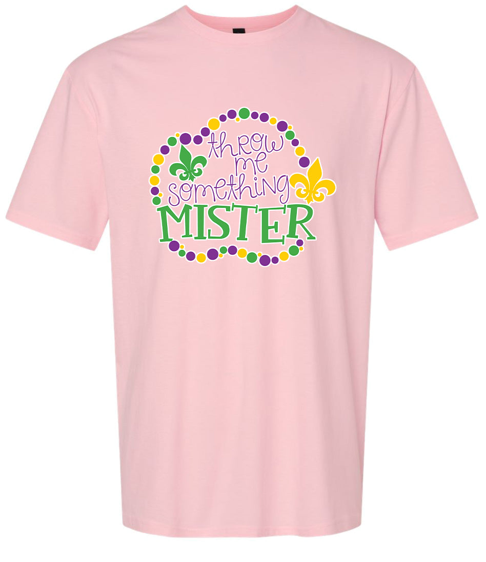 Throw Me Something Mister Adult Gildan Soft Shirt