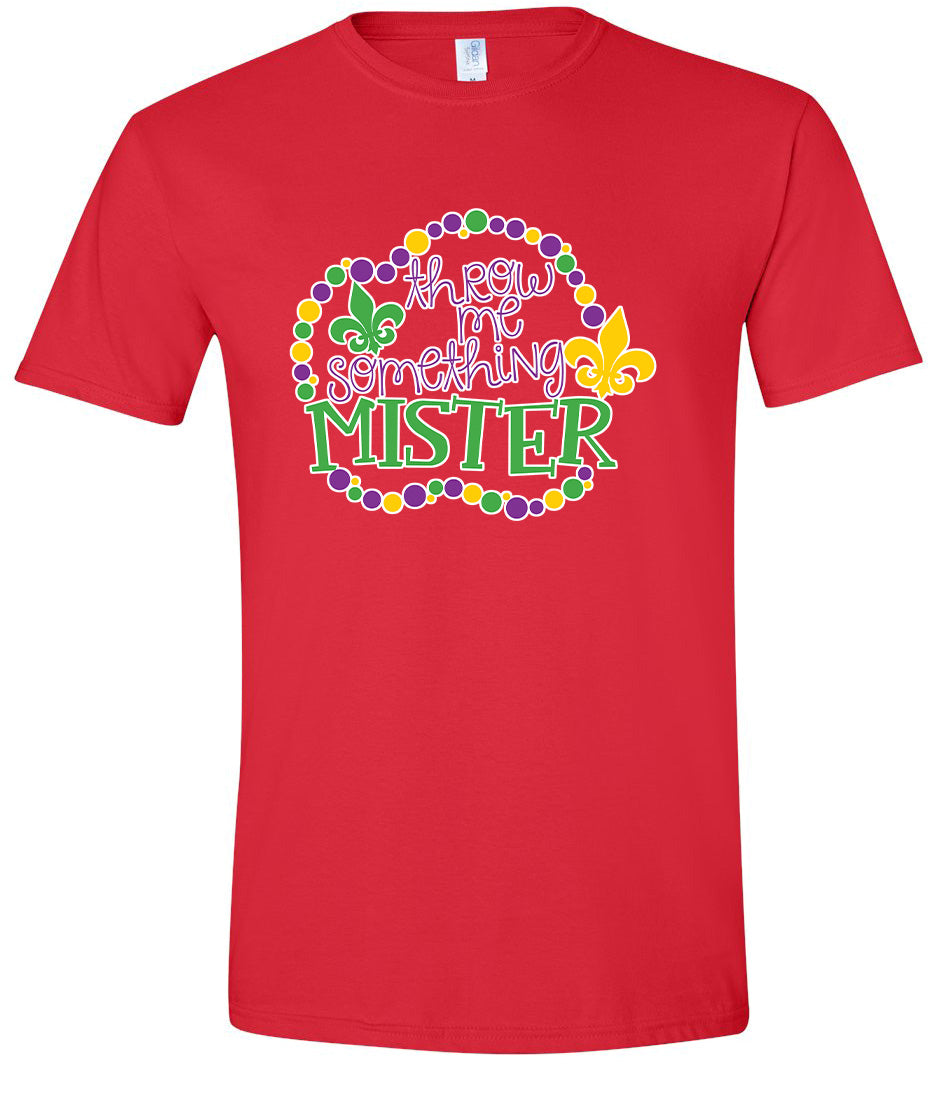 Throw Me Something Mister Adult Gildan Soft Shirt