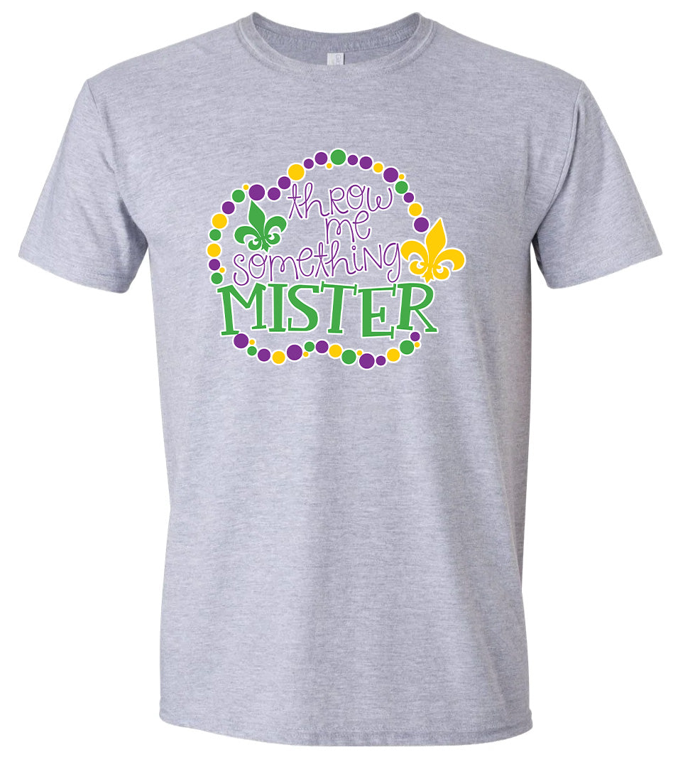 Throw Me Something Mister Adult Gildan Soft Shirt