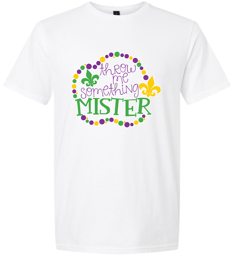 Throw Me Something Mister Adult Gildan Soft Shirt