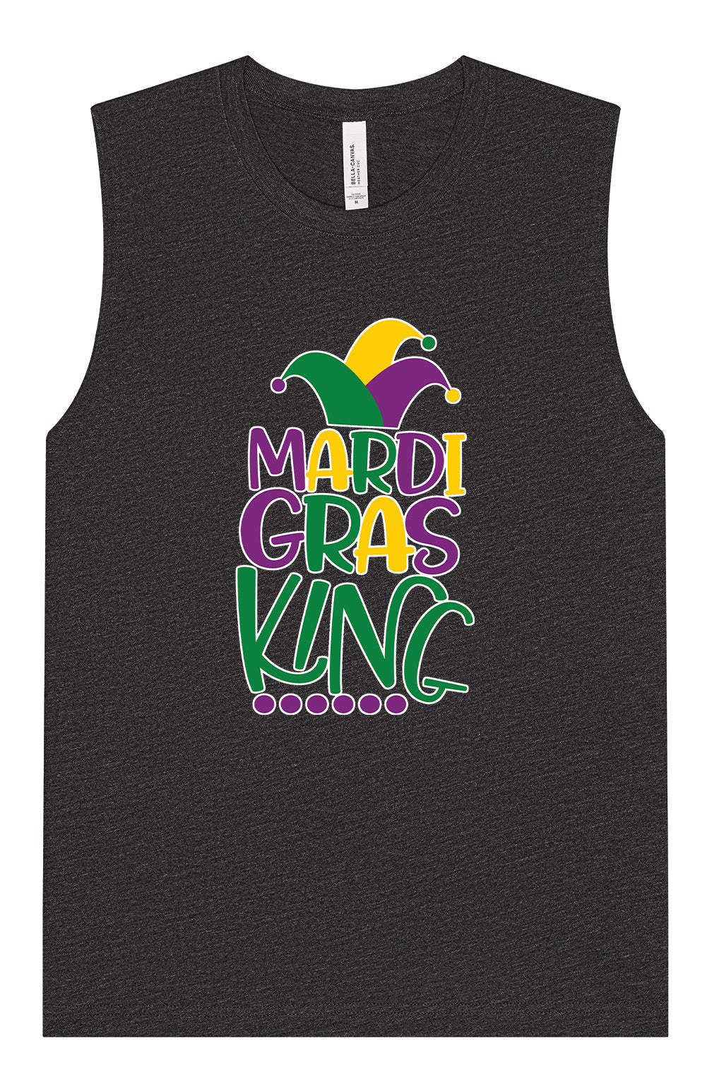 Mardi Gras King Muscle Tank