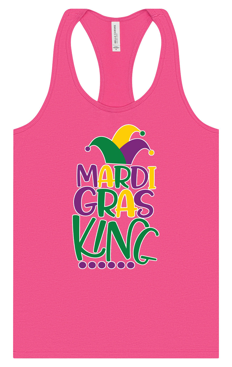 Mardi Gras King Women's Racerback Tank