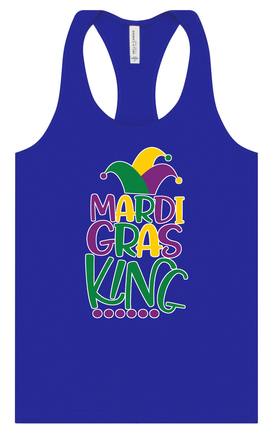 Mardi Gras King Women's Racerback Tank