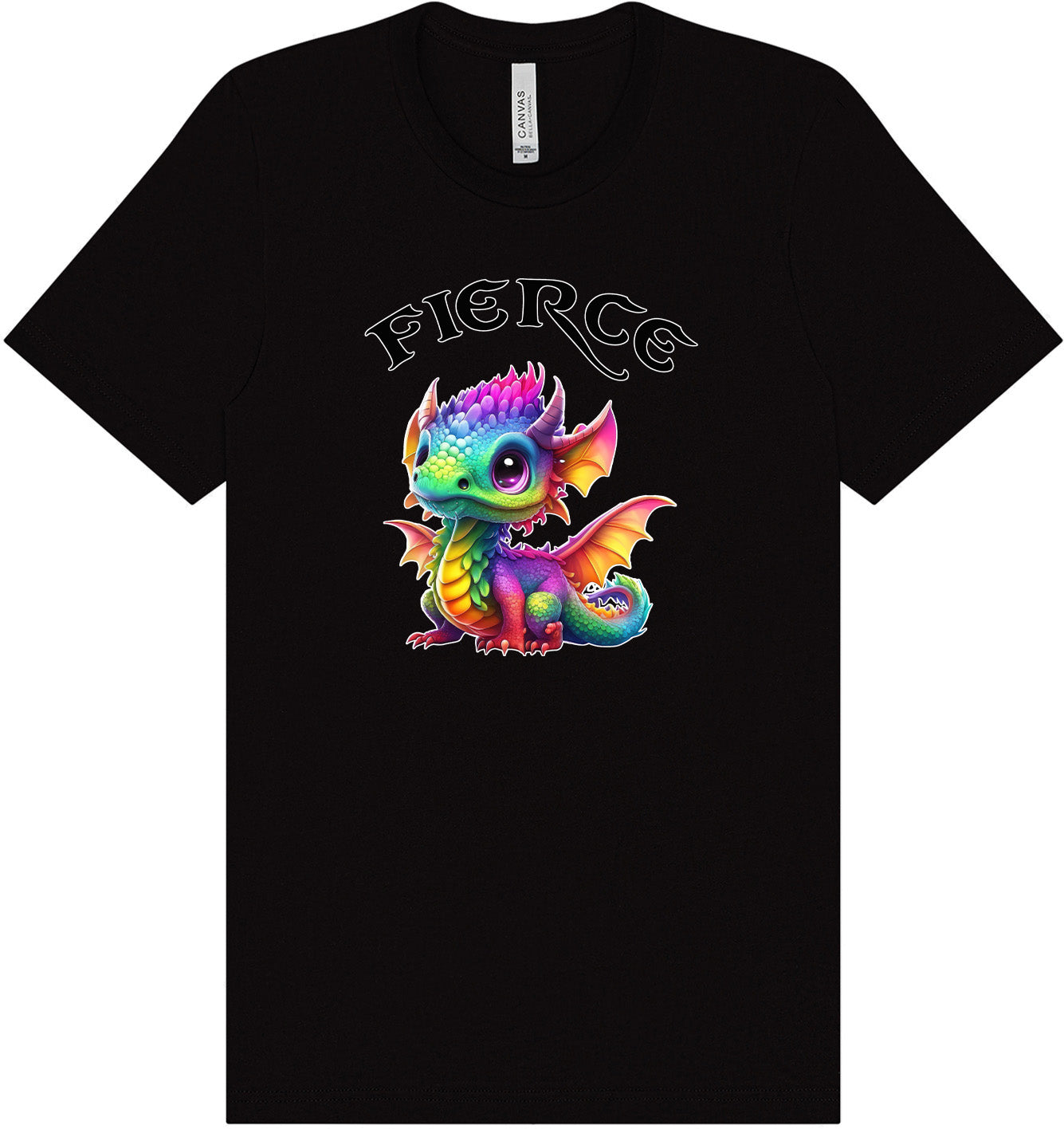 Fierce Dragon Adult Bella Canvas Shirt