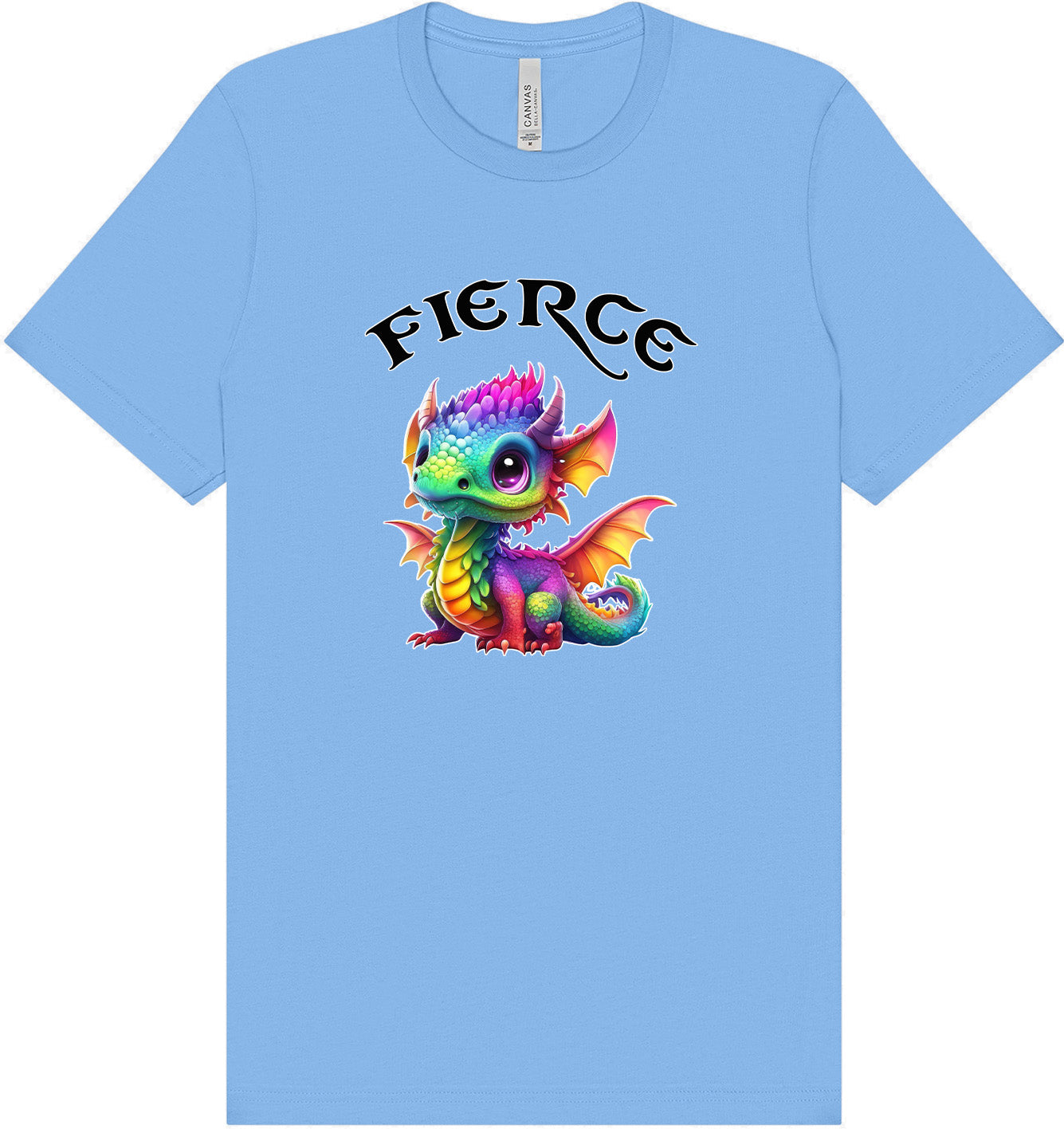 Fierce Dragon Adult Bella Canvas Shirt