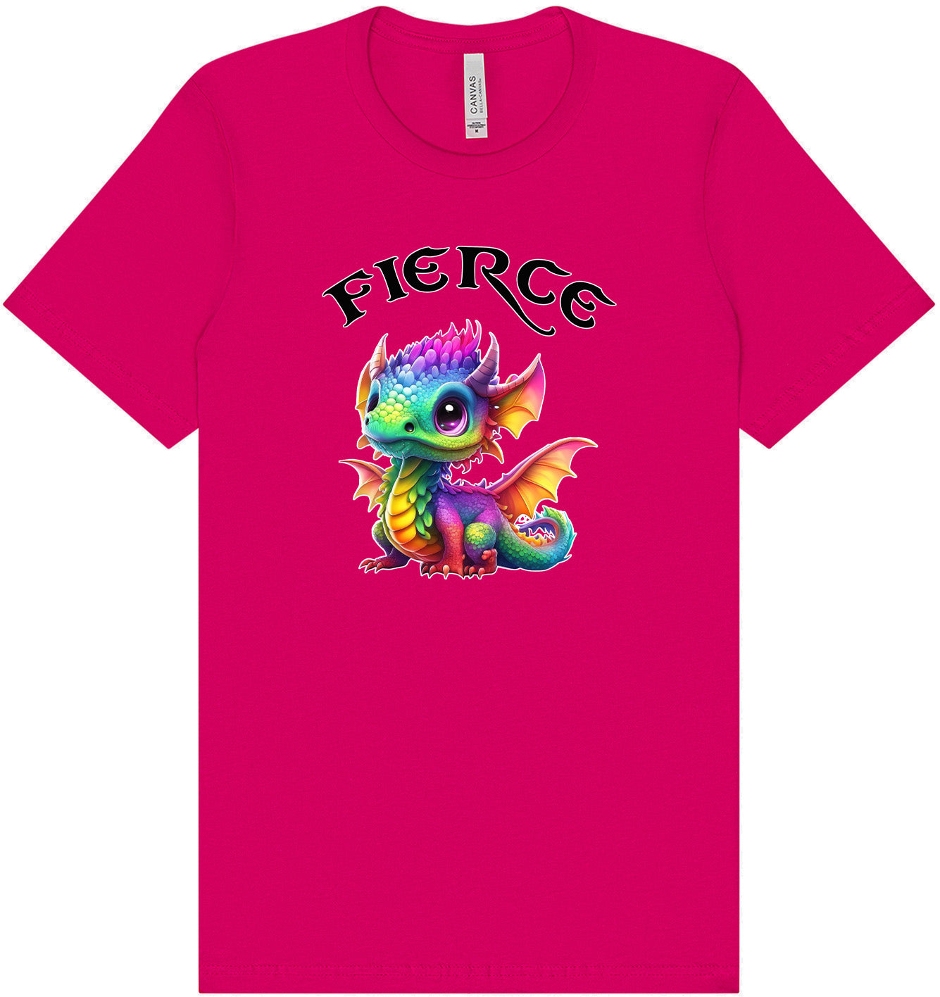Fierce Dragon Adult Bella Canvas Shirt