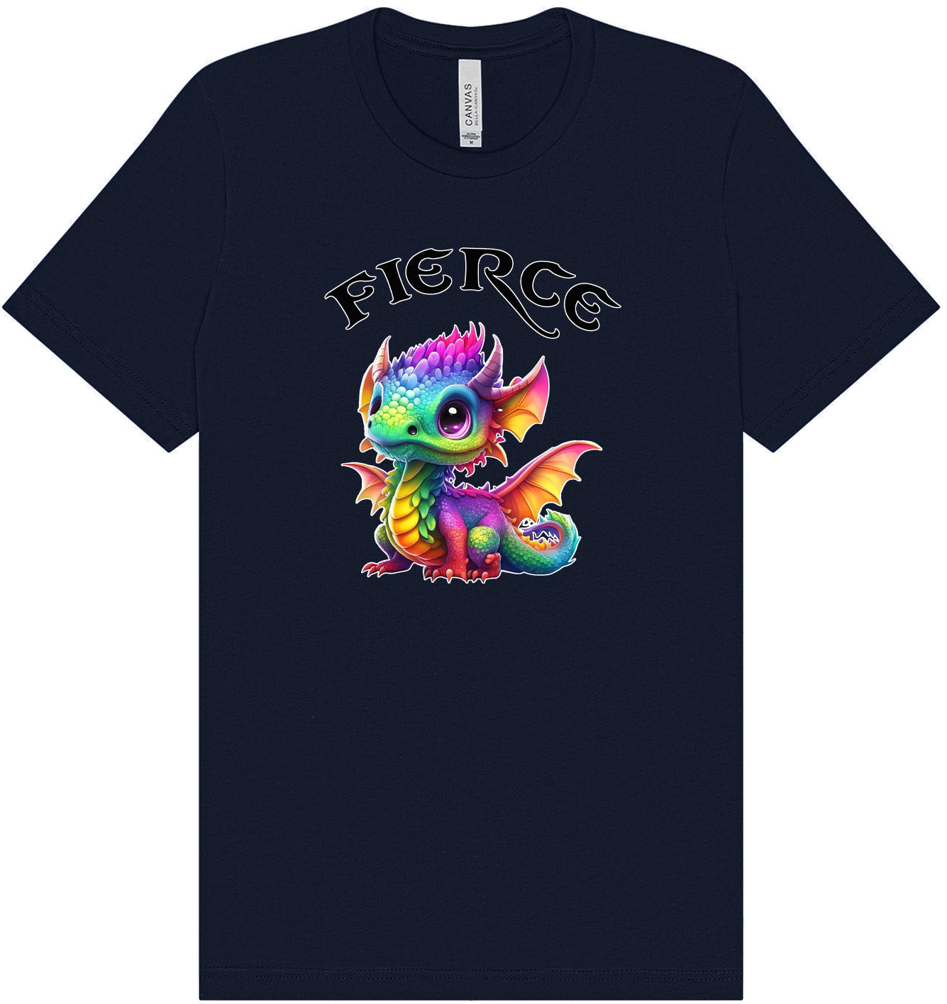 Fierce Dragon Adult Bella Canvas Shirt