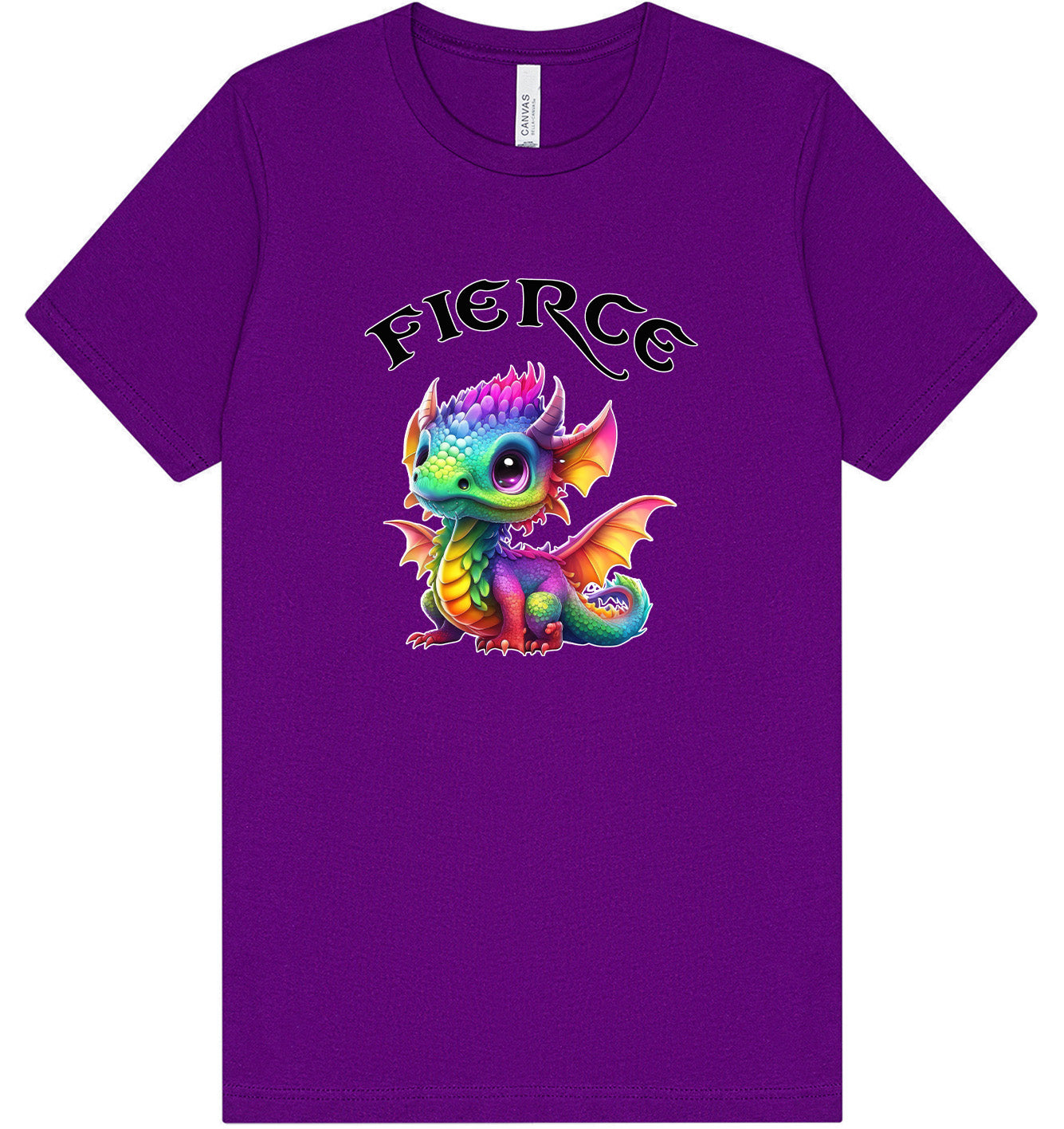 Fierce Dragon Adult Bella Canvas Shirt