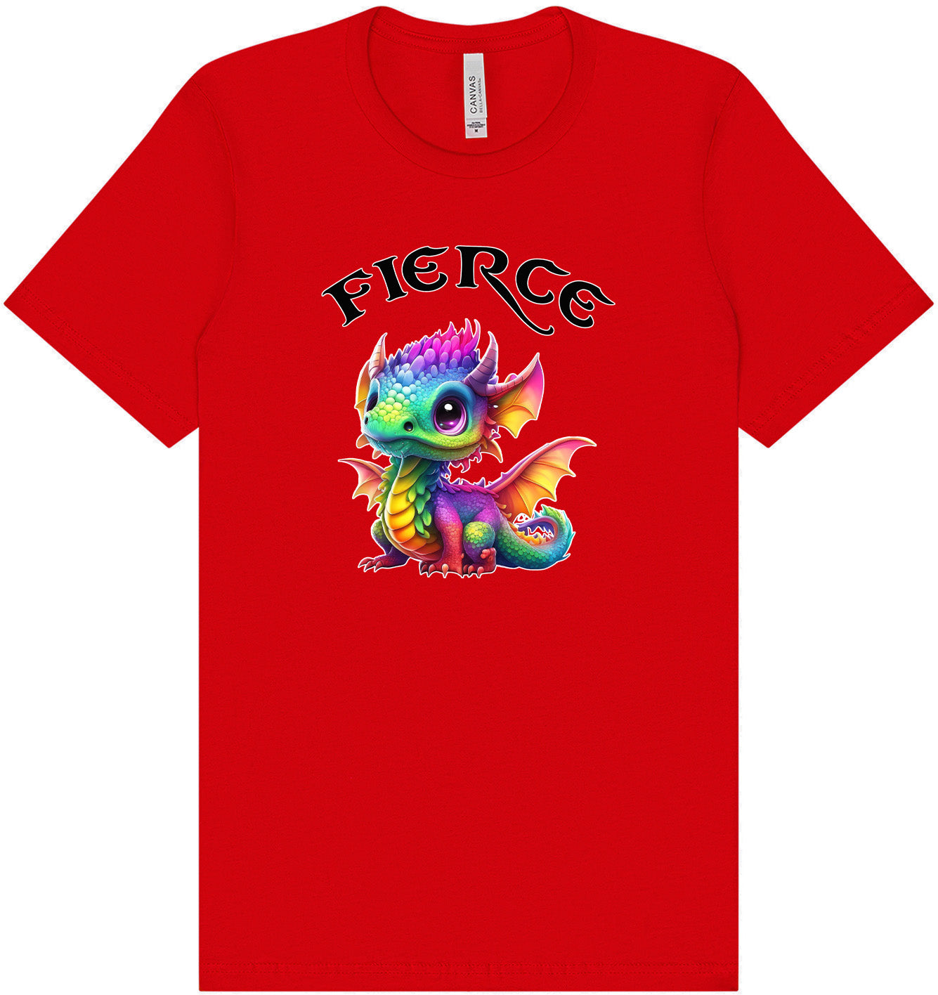 Fierce Dragon Adult Bella Canvas Shirt