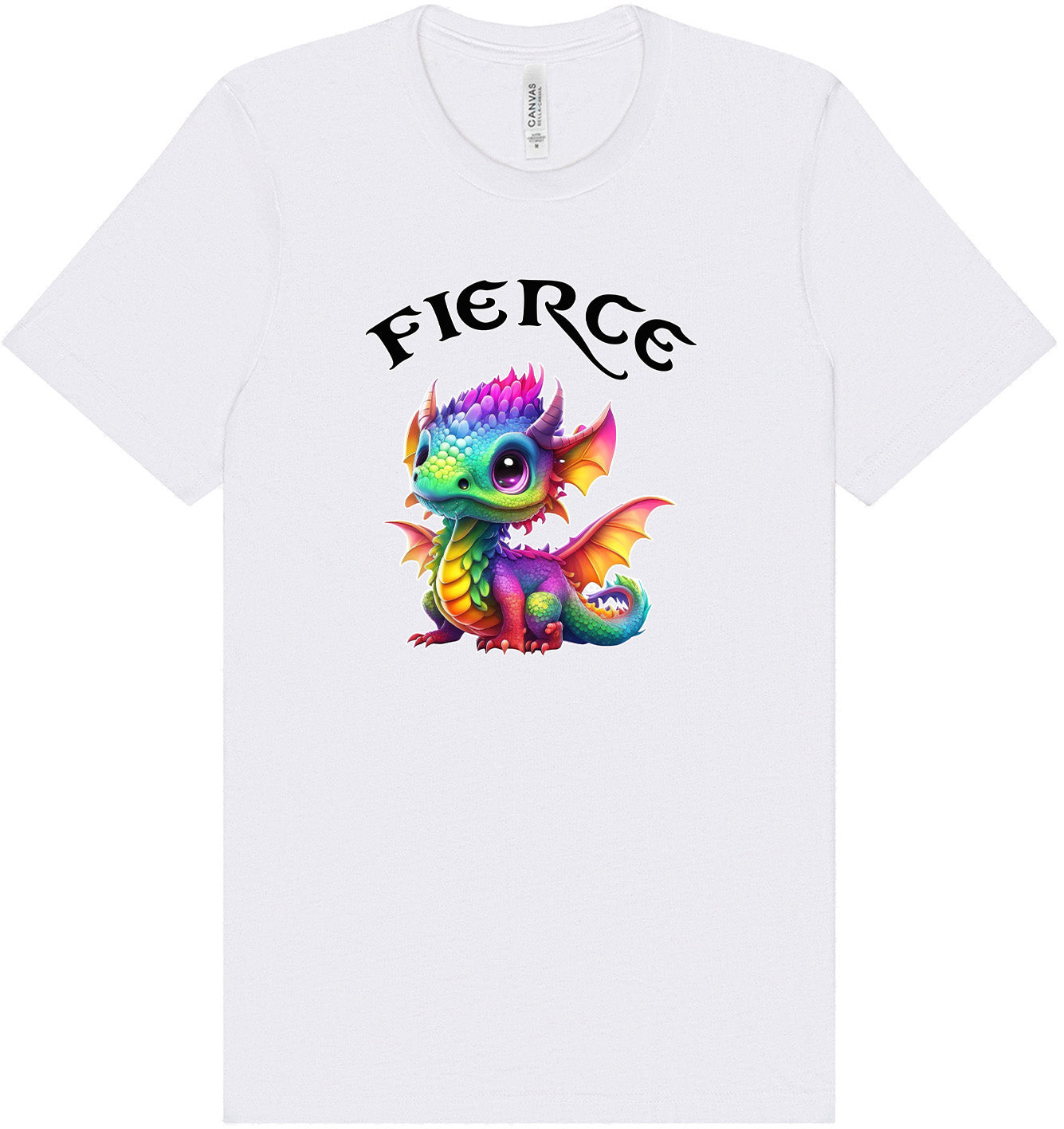Fierce Dragon Adult Bella Canvas Shirt