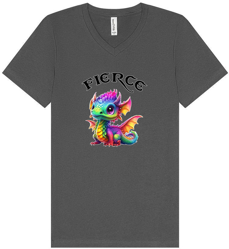Fierce Dragon Unisex V-Neck Shirt