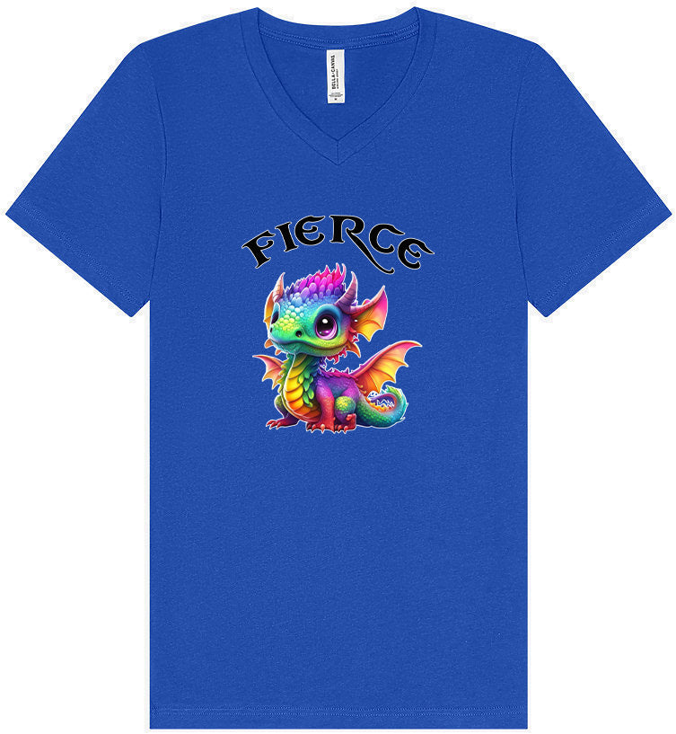 Fierce Dragon Unisex V-Neck Shirt