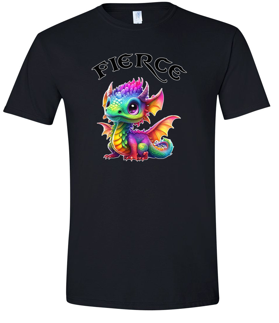 Fierce Dragon Adult Gildan Soft Shirt