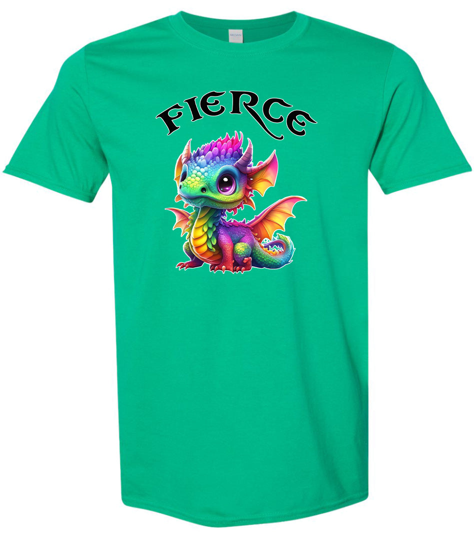 Fierce Dragon Adult Gildan Soft Shirt