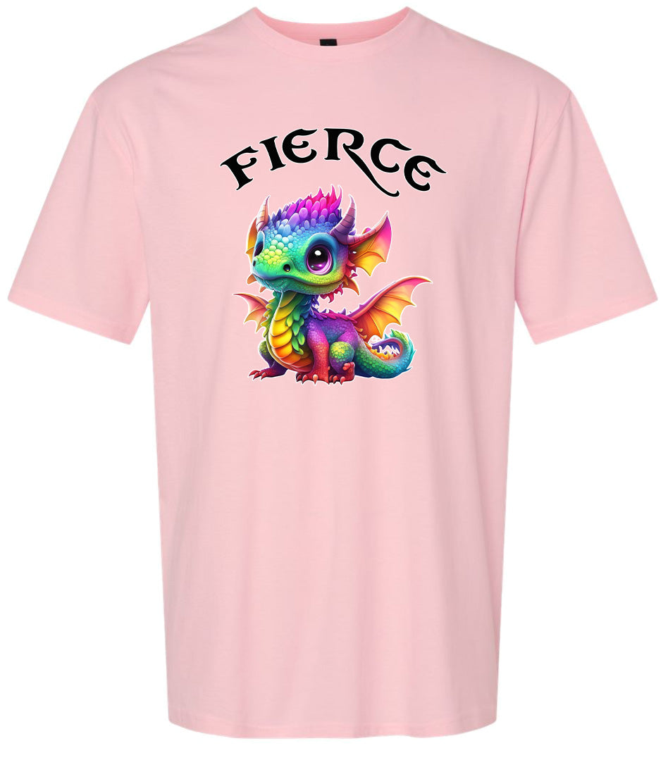 Fierce Dragon Adult Gildan Soft Shirt