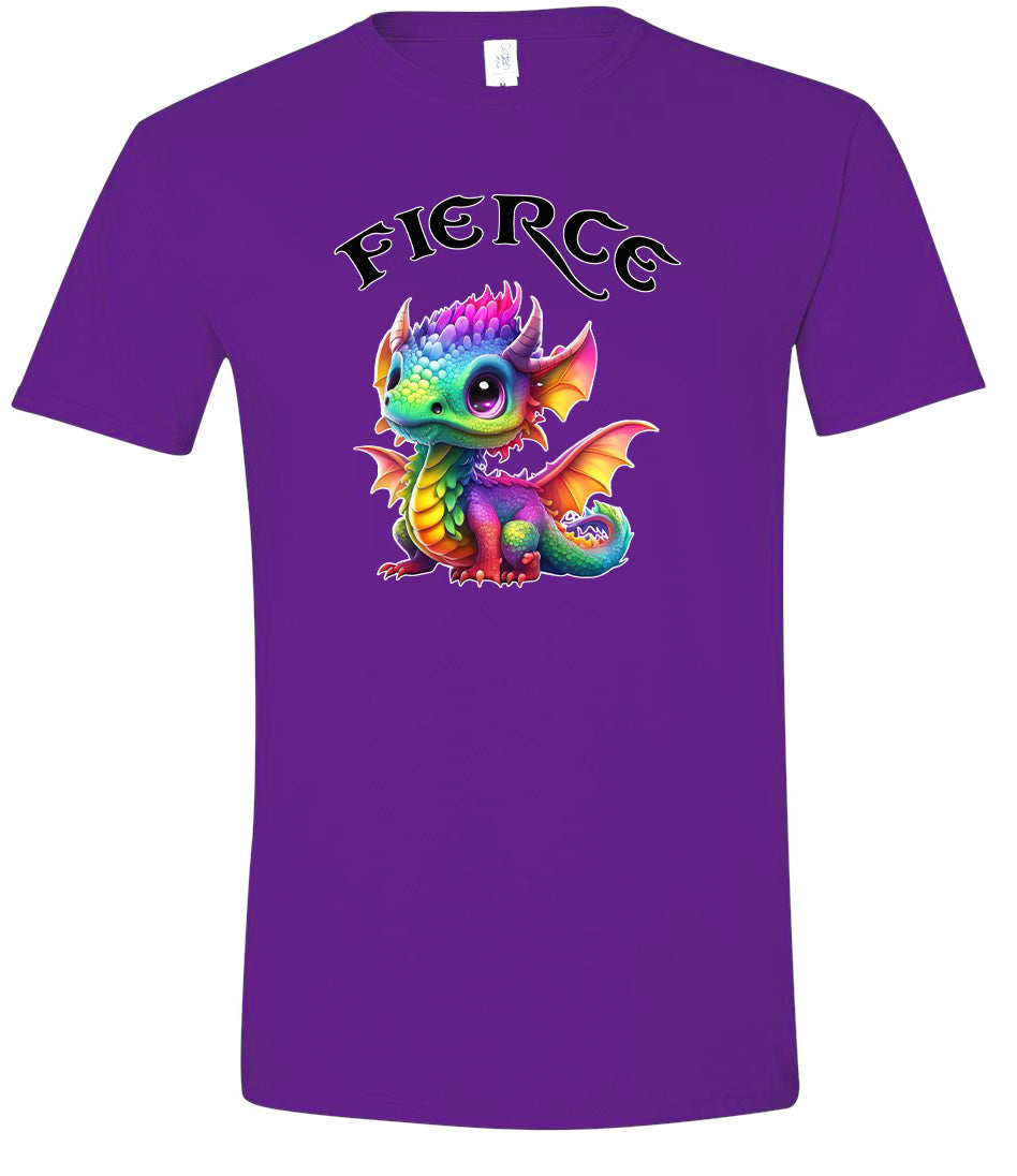 Fierce Dragon Adult Gildan Soft Shirt