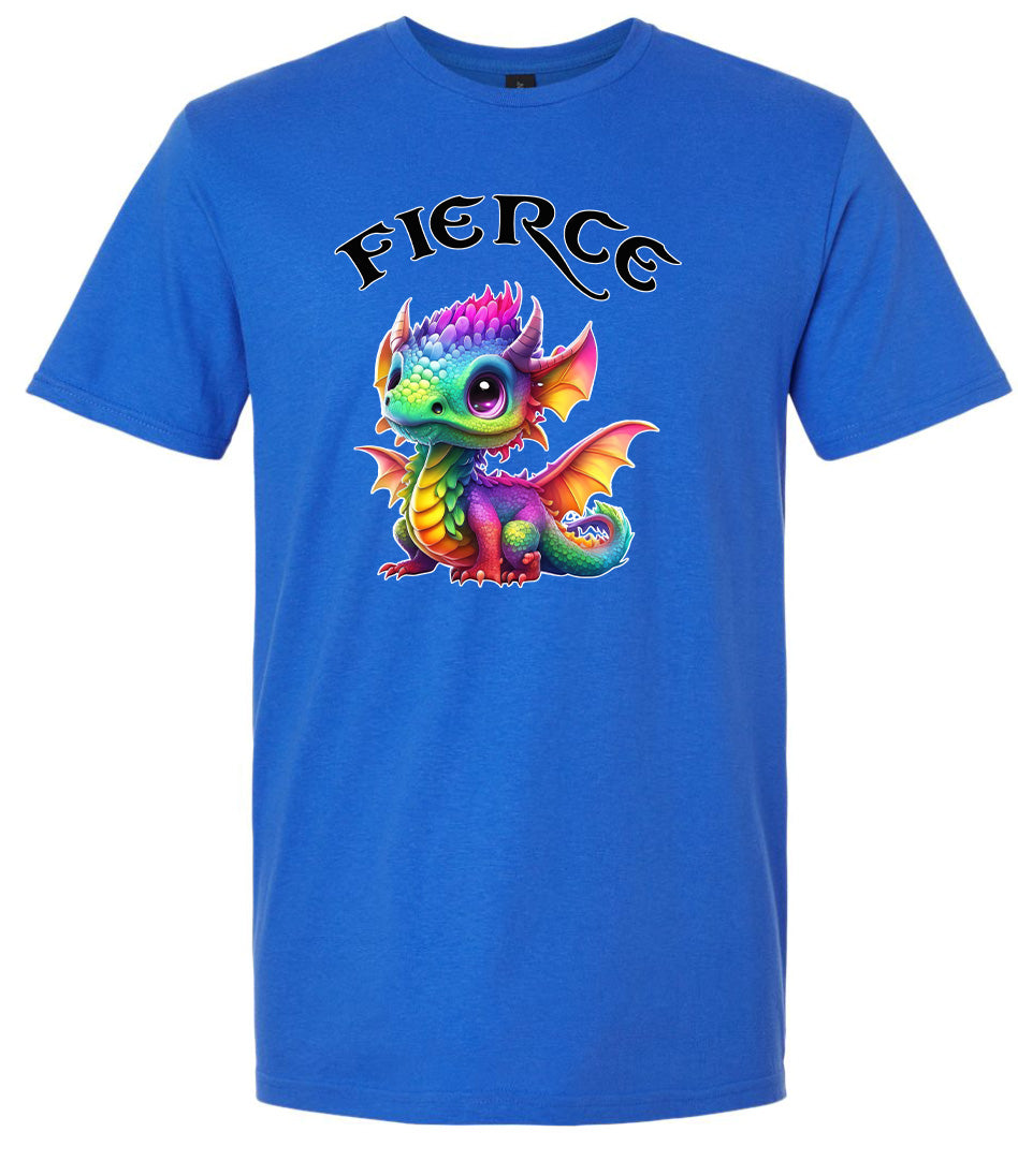 Fierce Dragon Adult Gildan Soft Shirt