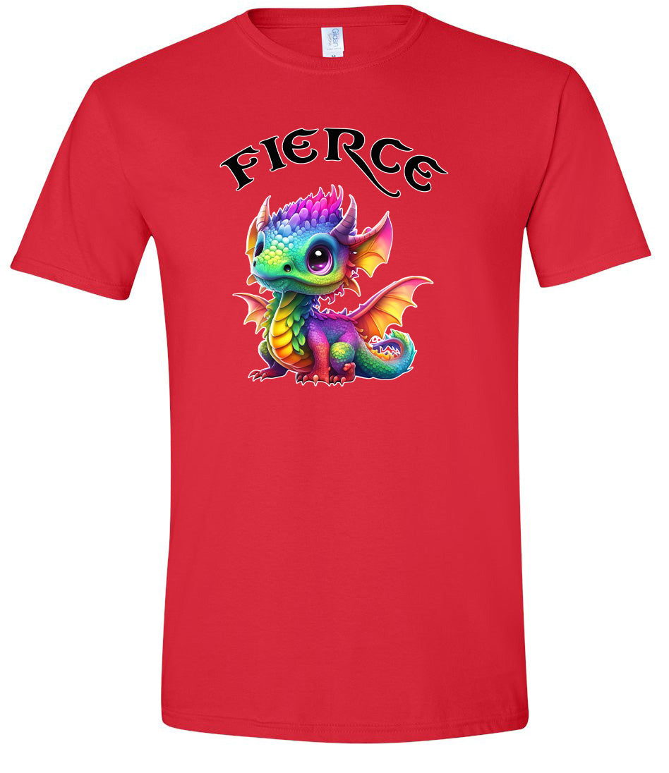 Fierce Dragon Adult Gildan Soft Shirt