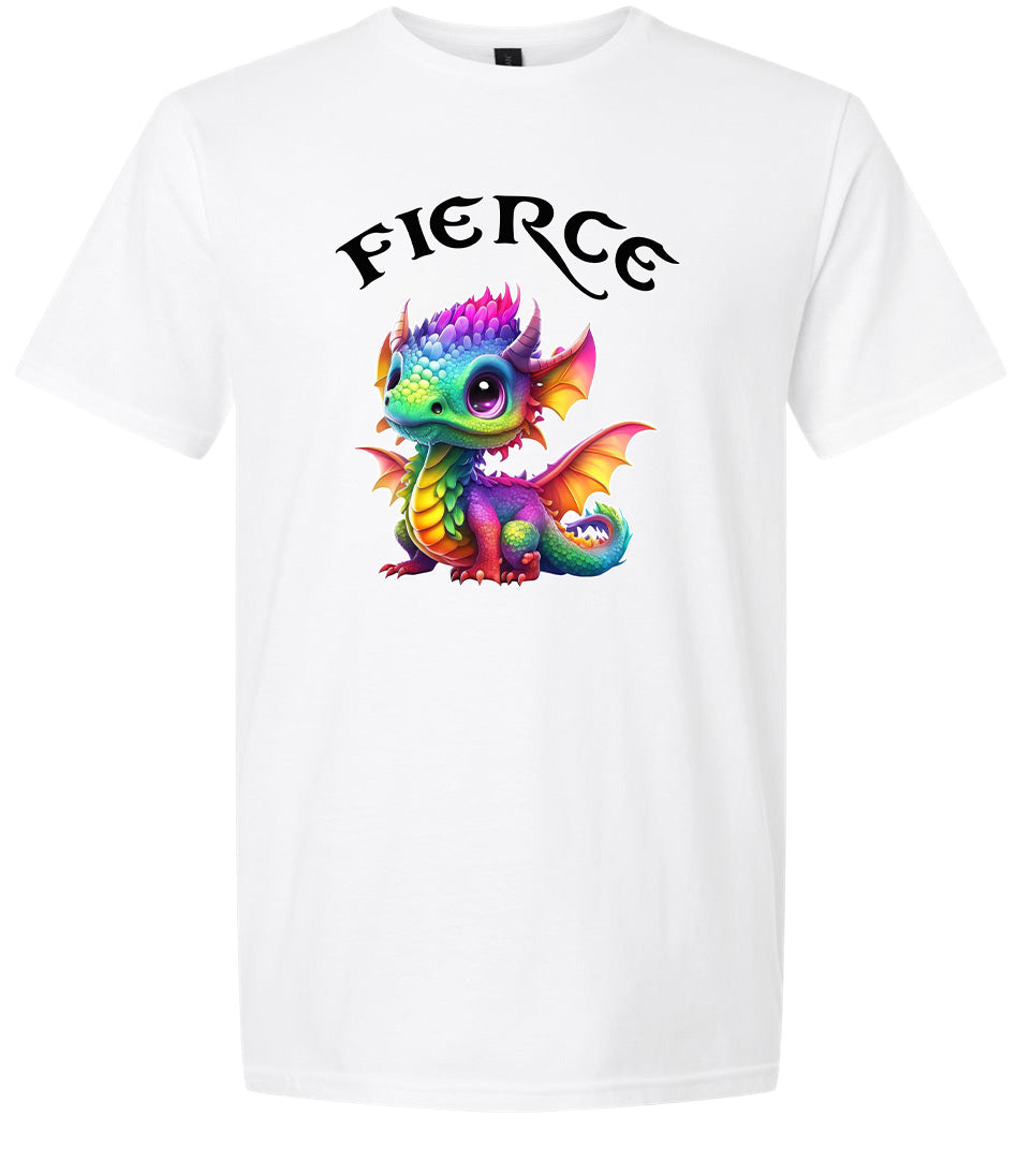 Fierce Dragon Adult Gildan Soft Shirt
