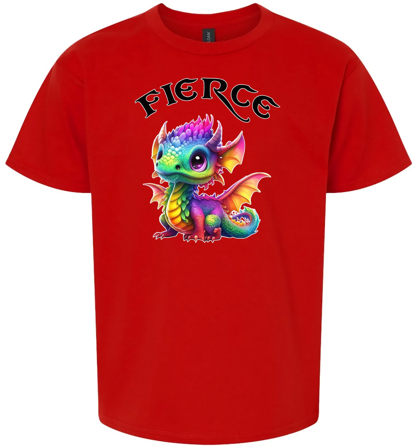 Fierce Dragon Children's Gildan Soft Shirt