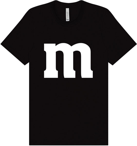The M Costume Adult Bella Canvas Shirt