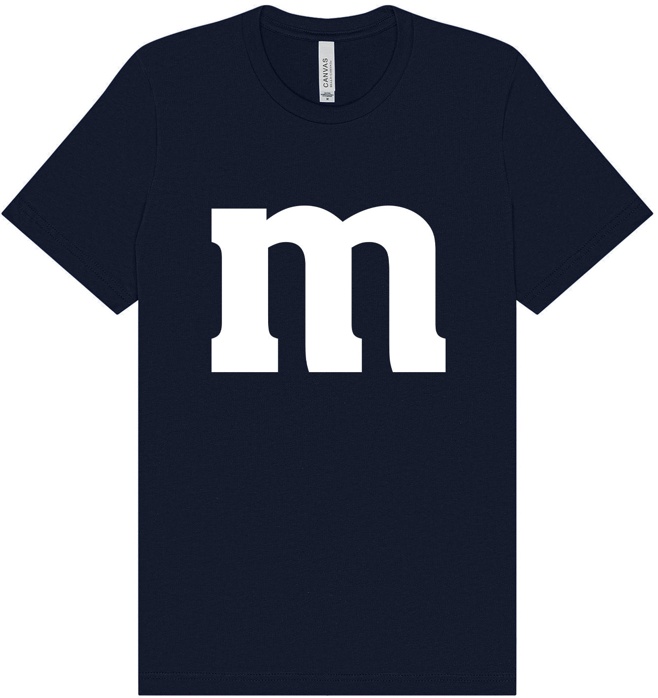 The M Costume Adult Bella Canvas Shirt