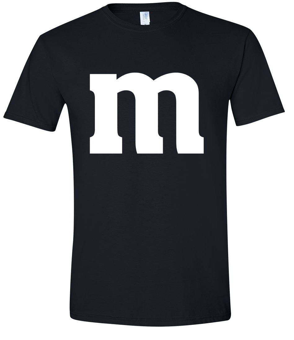 The M Costume Adult Gildan Soft Shirt