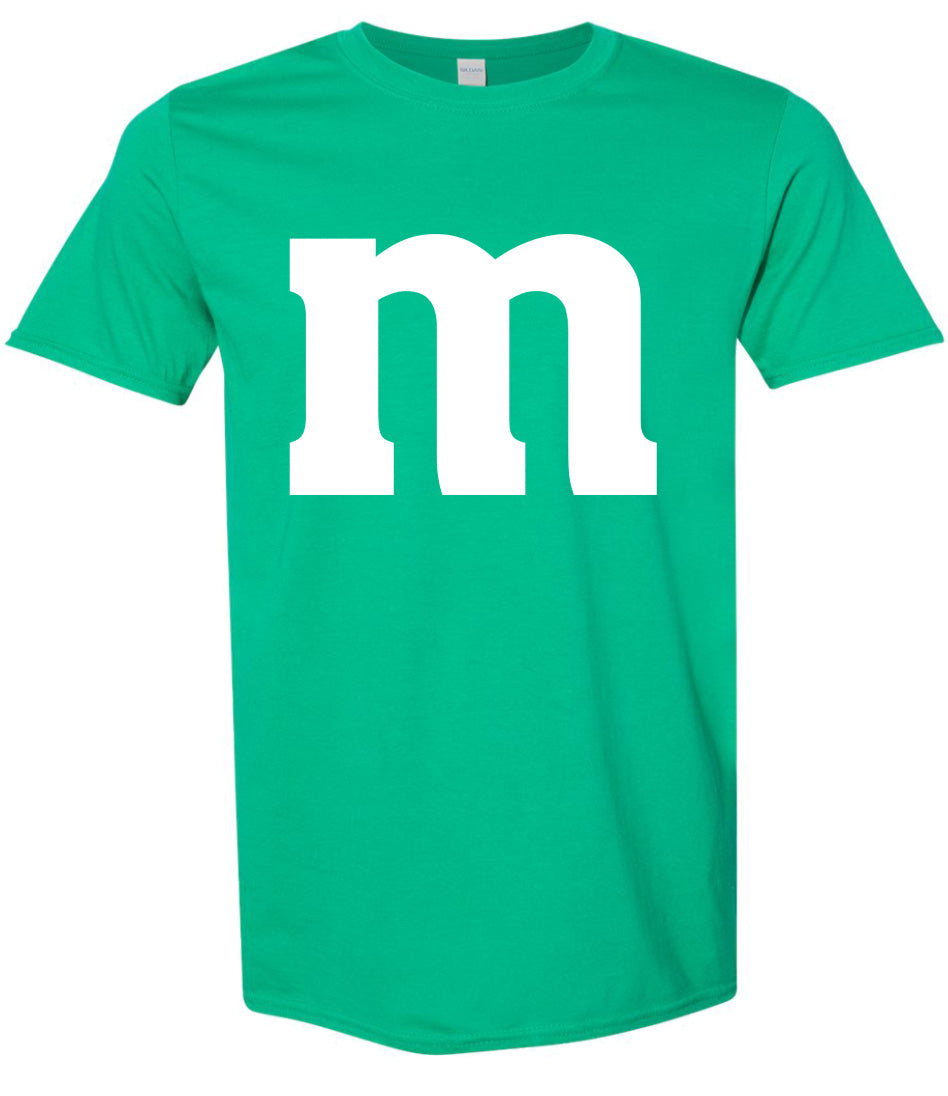 The M Costume Adult Gildan Soft Shirt