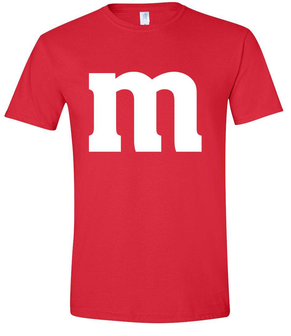 The M Costume Adult Gildan Soft Shirt