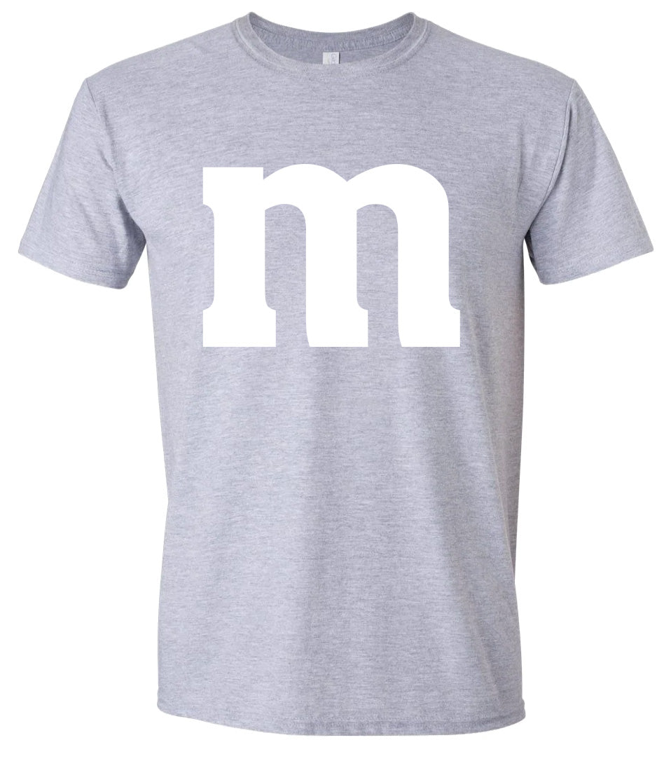 The M Costume Adult Gildan Soft Shirt