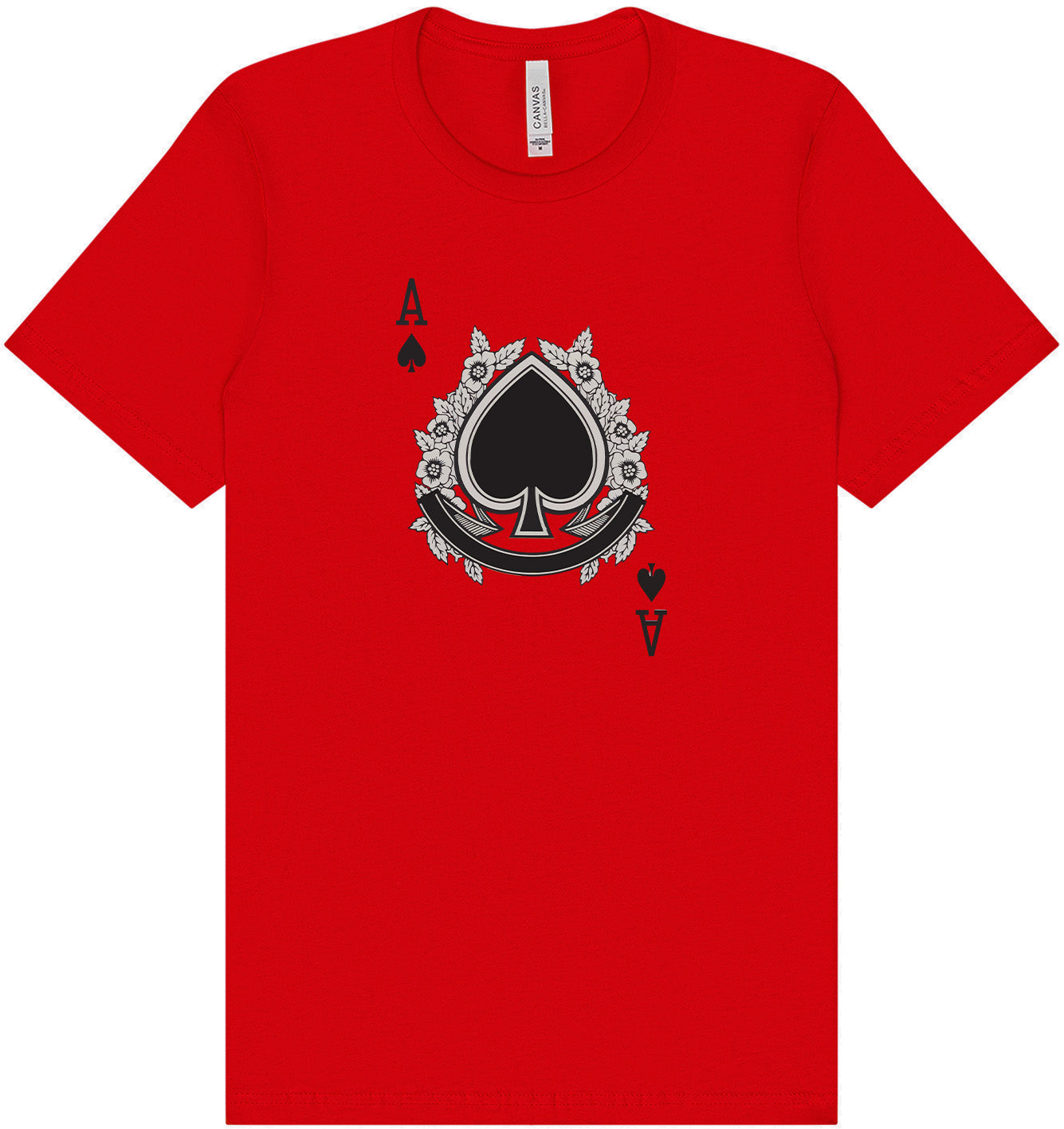 Ace of Spades Costume Adult Bella Canvas Shirt