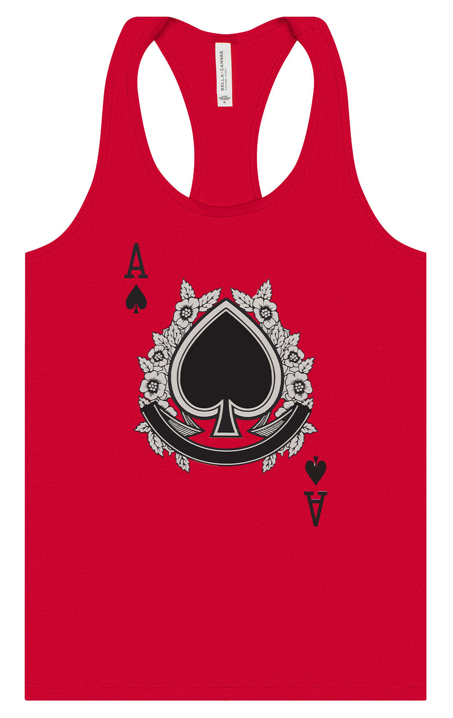 Ace of Spades Costume Women's Racerback Tank