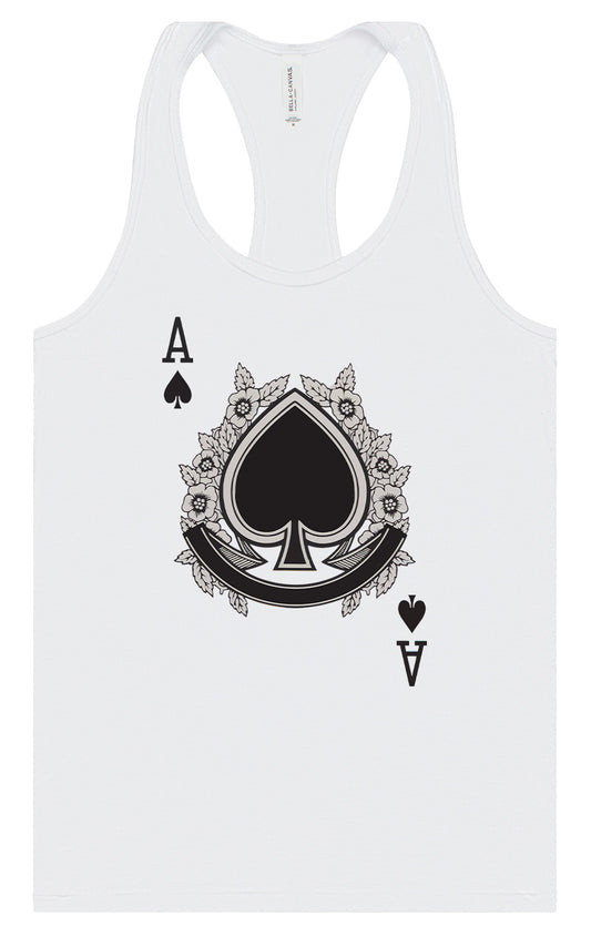 Ace of Spades Costume Women's Racerback Tank
