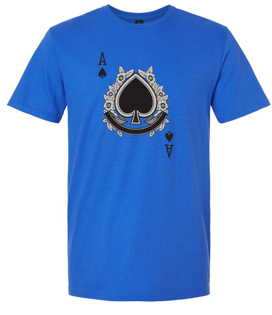 Ace of Spades Costume Adult Gildan Soft Shirt