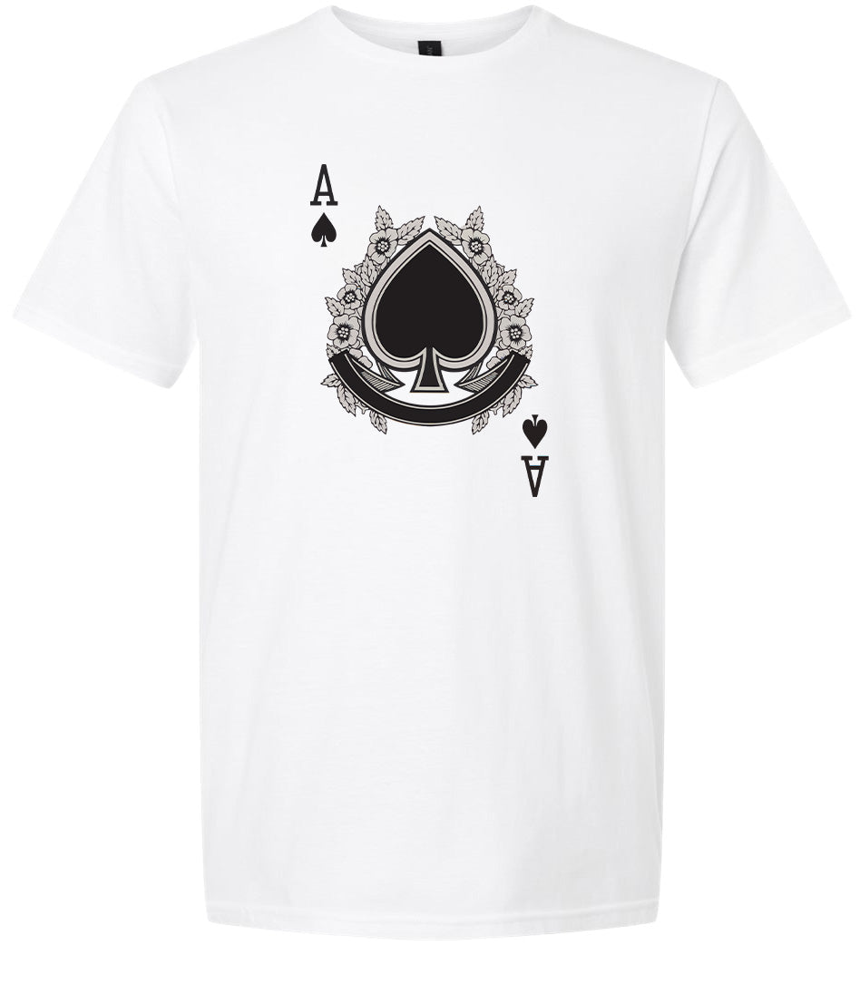 Ace of Spades Costume Adult Gildan Soft Shirt