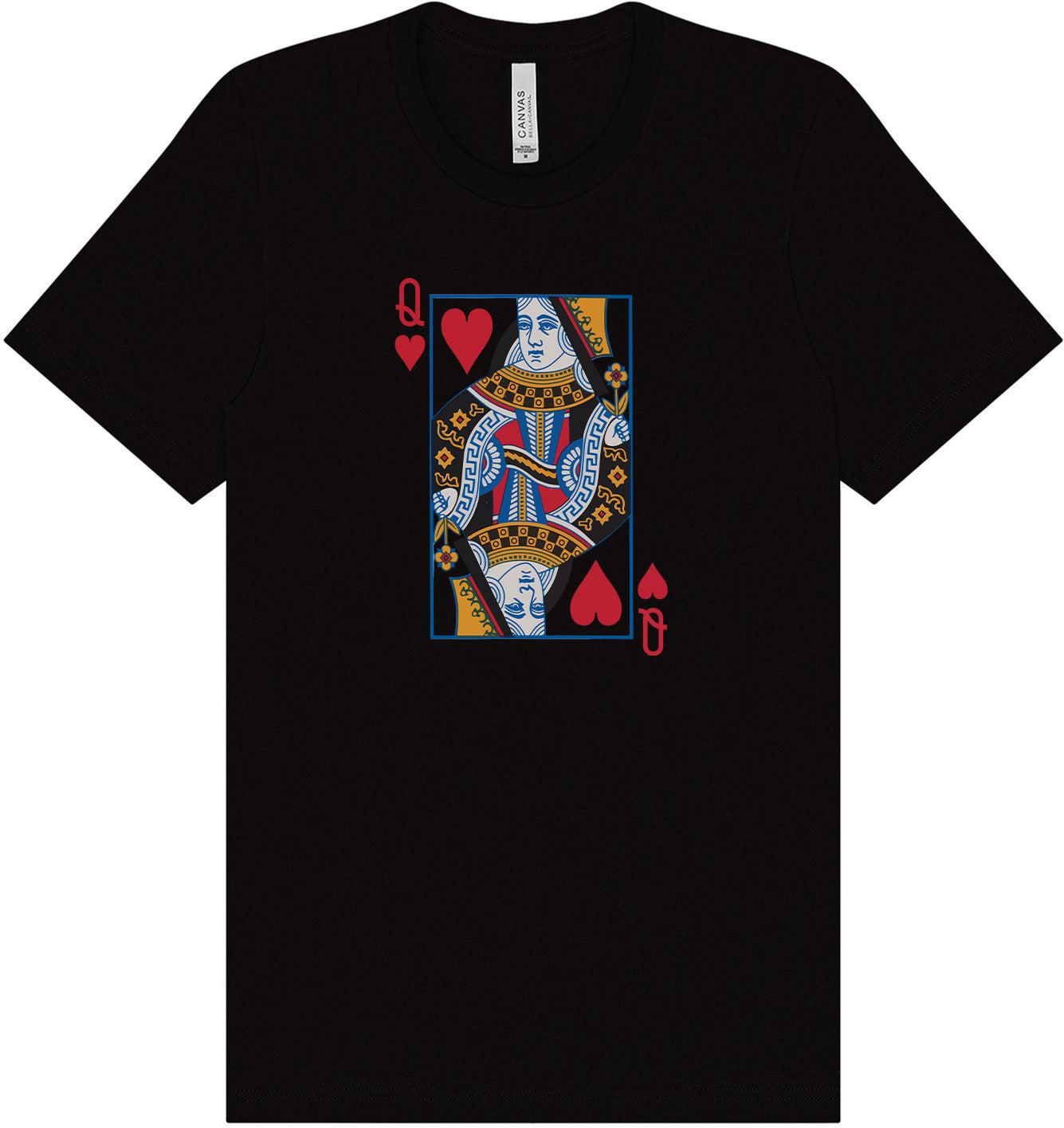 Queen of Hearts Costume Adult Bella Canvas Shirt