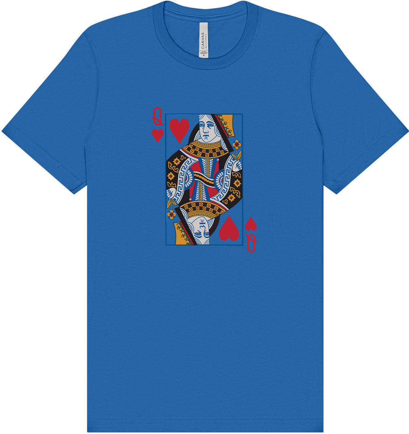 Queen of Hearts Costume Adult Bella Canvas Shirt