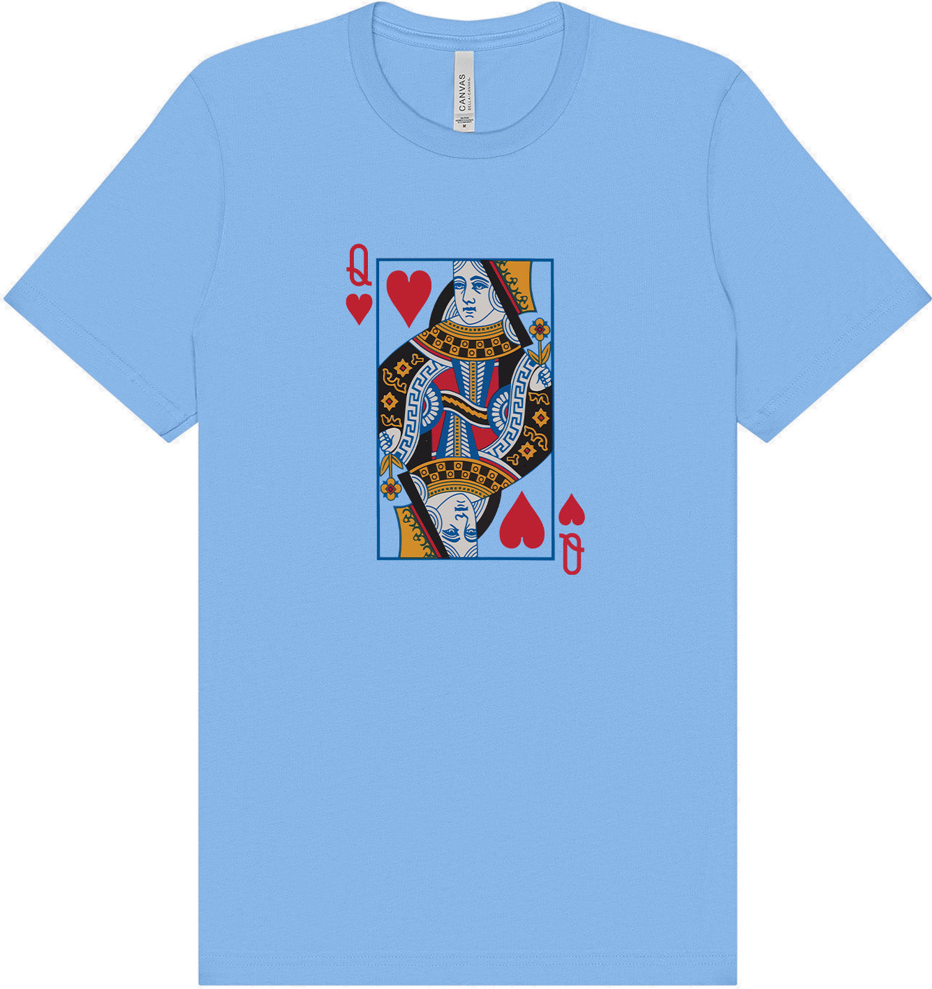 Queen of Hearts Costume Adult Bella Canvas Shirt