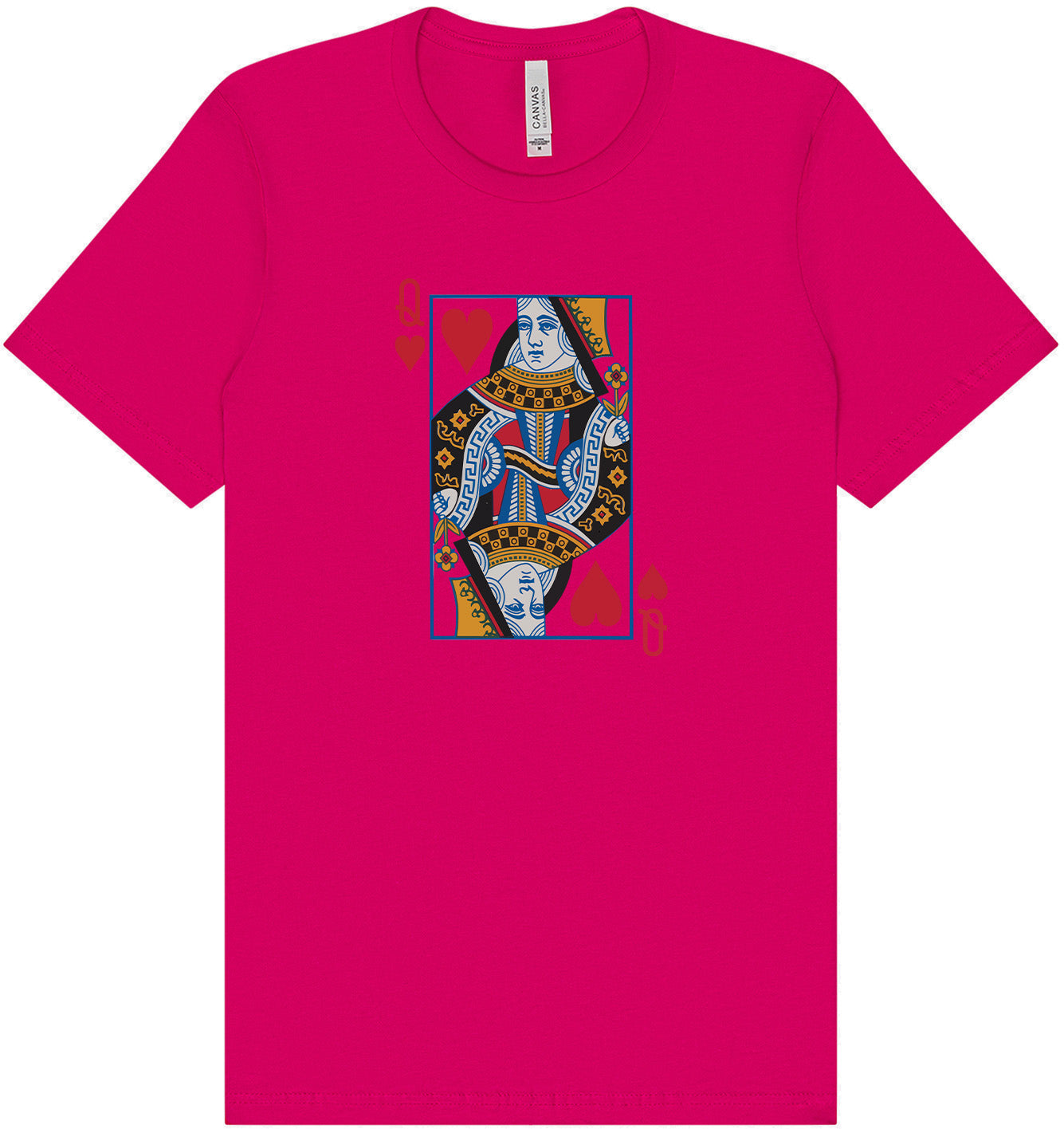 Queen of Hearts Costume Adult Bella Canvas Shirt