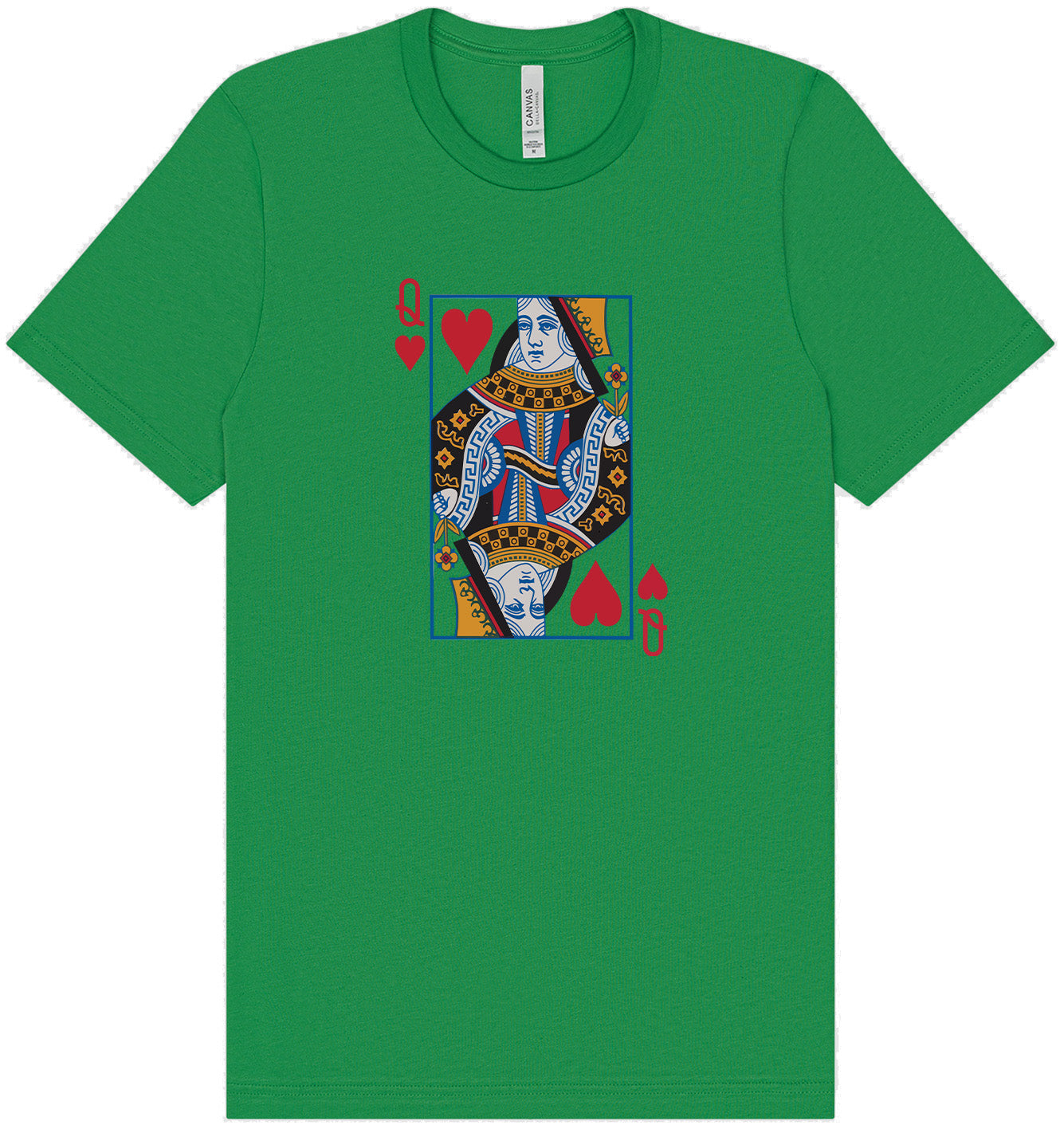 Queen of Hearts Costume Adult Bella Canvas Shirt