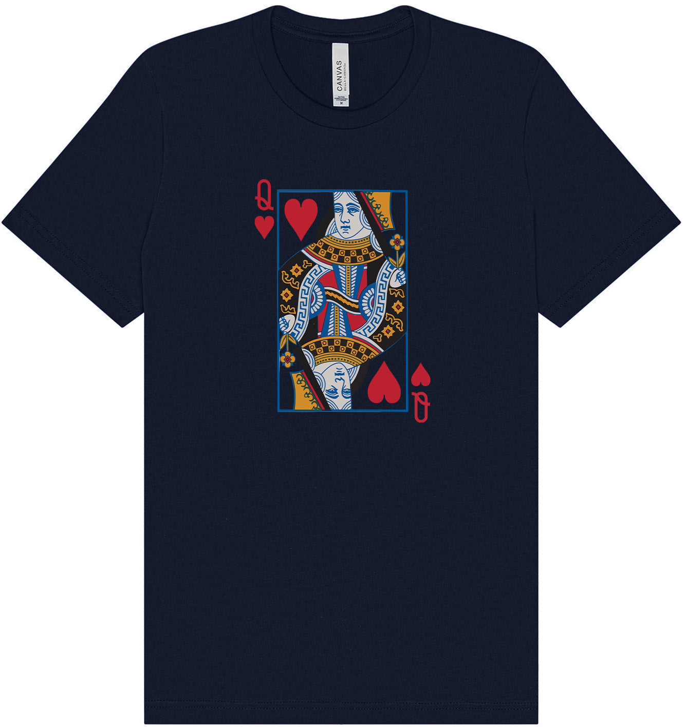 Queen of Hearts Costume Adult Bella Canvas Shirt