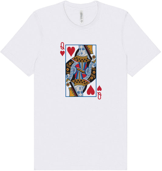 Queen of Hearts Costume Adult Bella Canvas Shirt