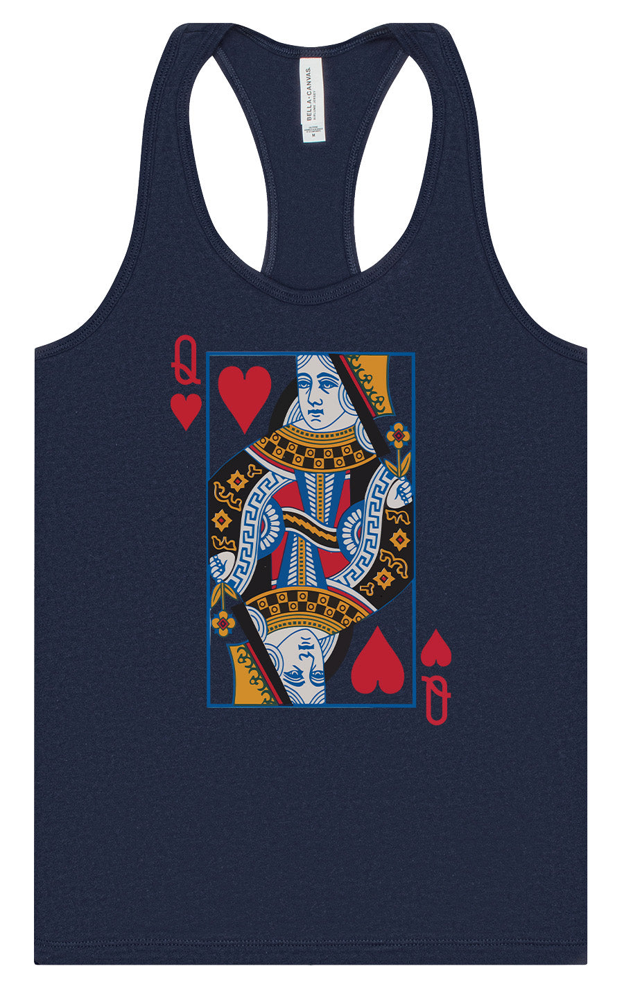 Queen of Hearts Costume Women's Racerback Tank