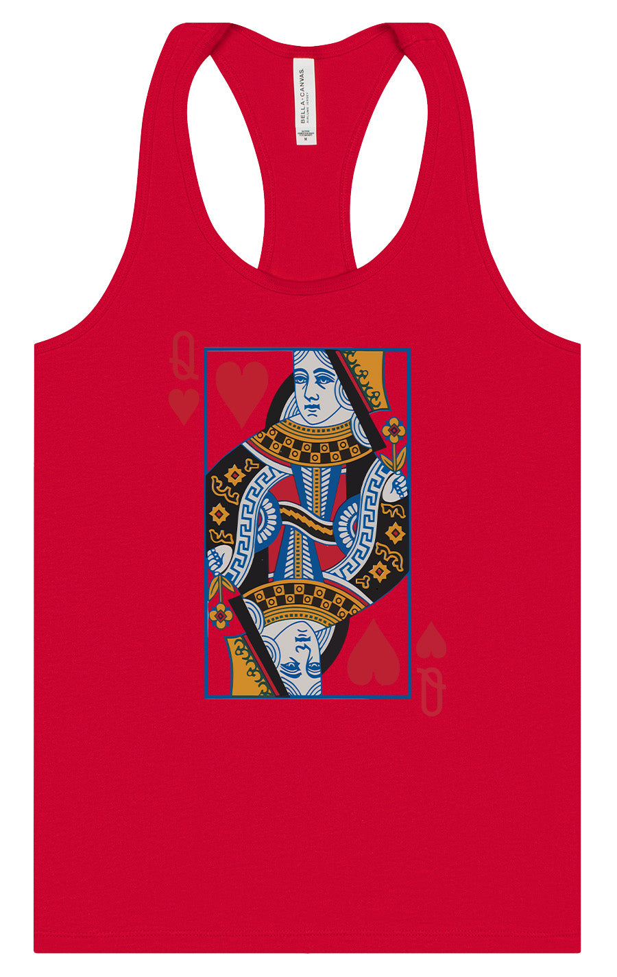 Queen of Hearts Costume Women's Racerback Tank