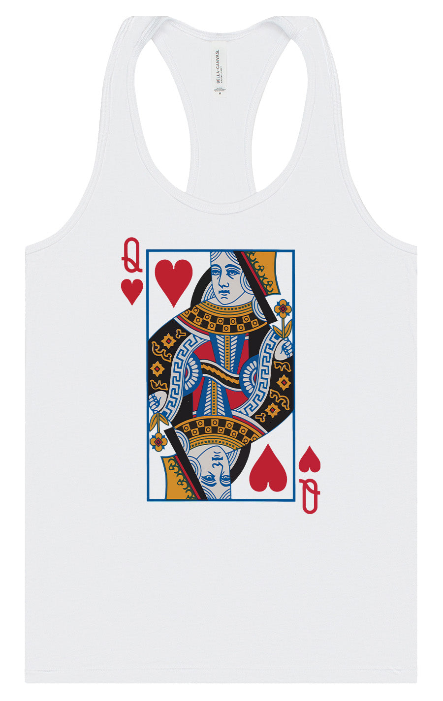 Queen of Hearts Costume Women's Racerback Tank